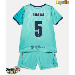 Barcelona Pau Cubarsi #5 Kolmaspaita Lapsille 2026-27 Lyhythihainen (+ shortsit)